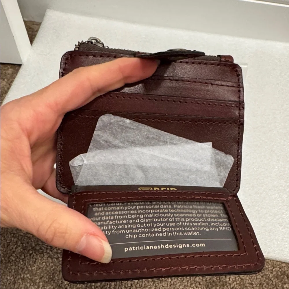 Patricia Nash English country Cassie floral card holder wallet NWT - Picture 5 of 5